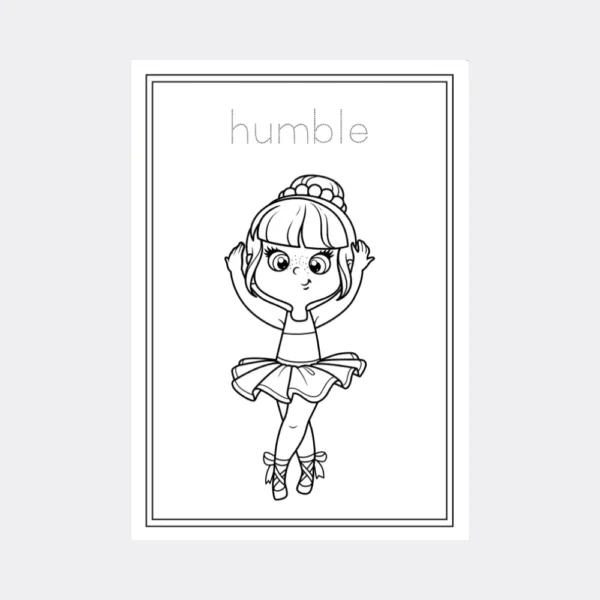 Affirmations Coloring Booklet in Grayscale Illustration Style - Image 2